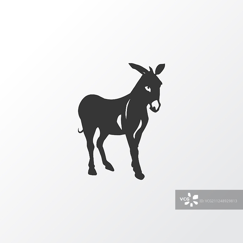 骡子图标符号优质隔离图片素材