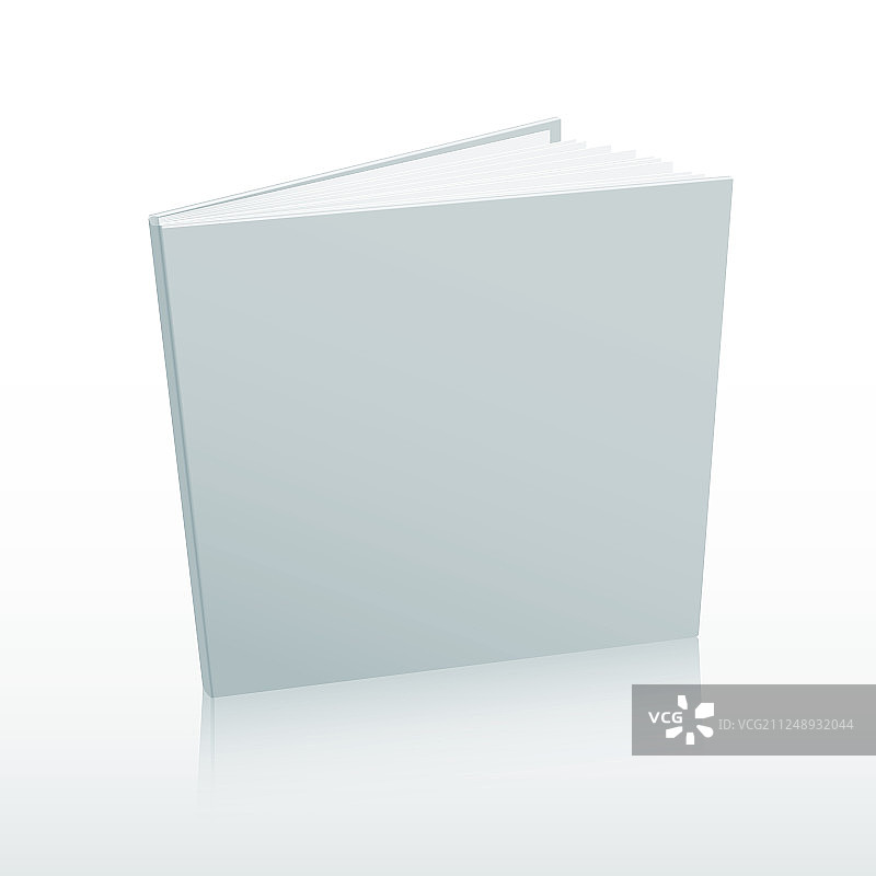 空白白色书籍封面模板图片素材