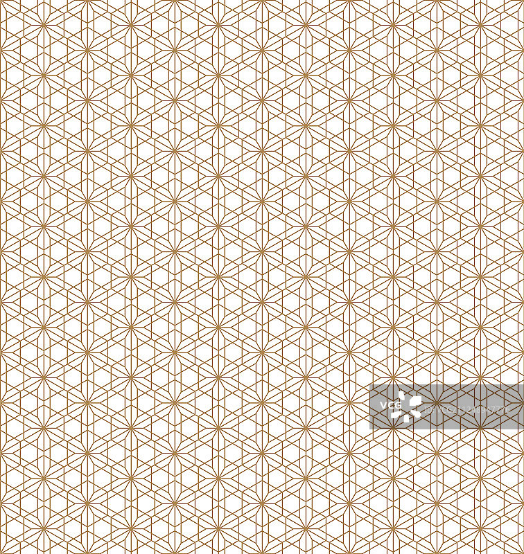 金色日式障子 Kumiko 无缝图案图片素材