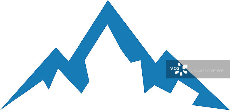 山峰logo图标元素设计模板图片素材
