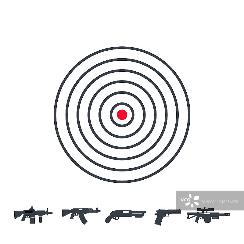 目标和枪图片素材