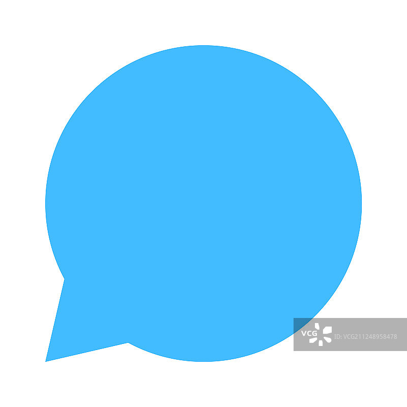 圆形空白语音气泡标志或空地图图钉图片素材