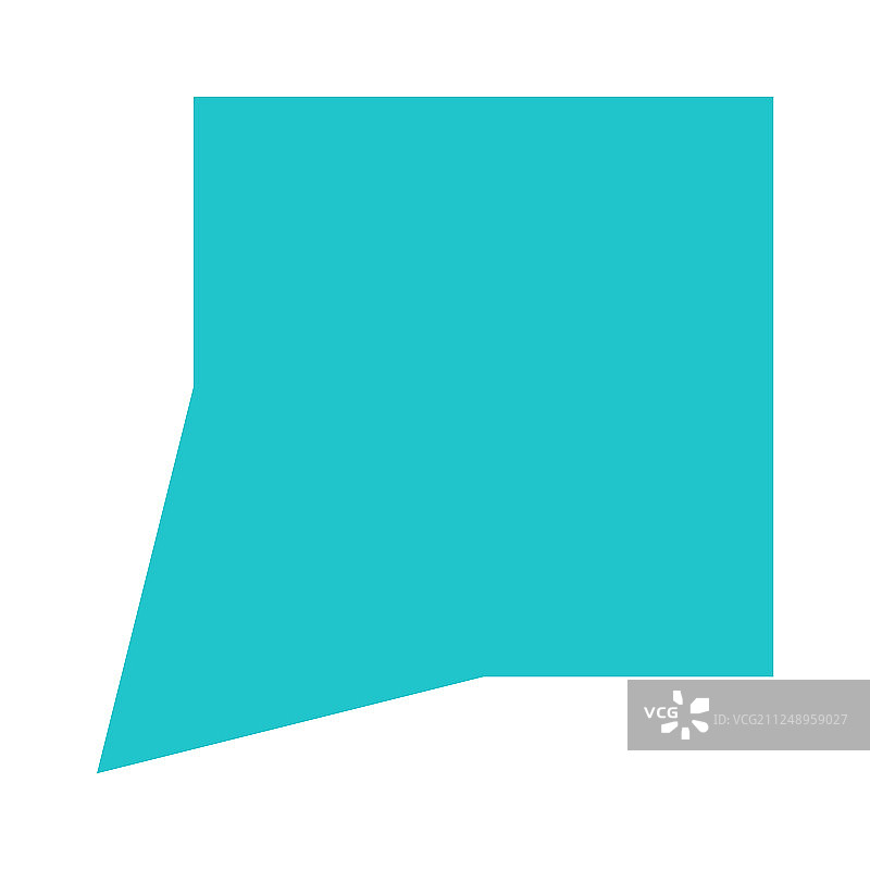 空白方形对话气泡或地图图钉图片素材