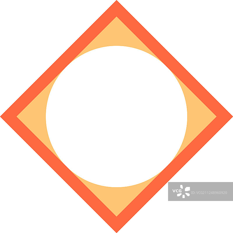 使用正方形创建的抽象几何元素图片素材