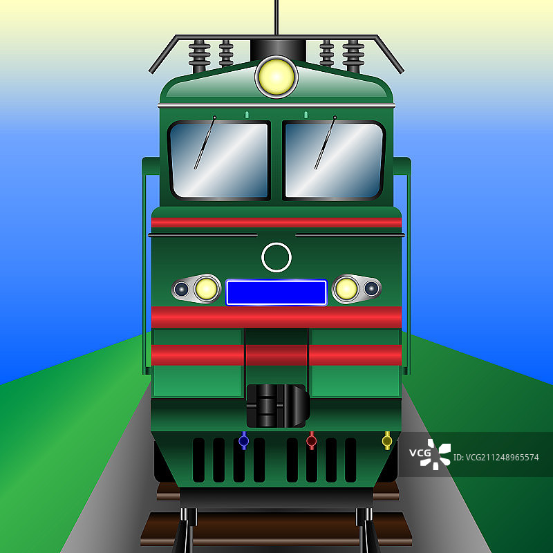 电力火车图片素材