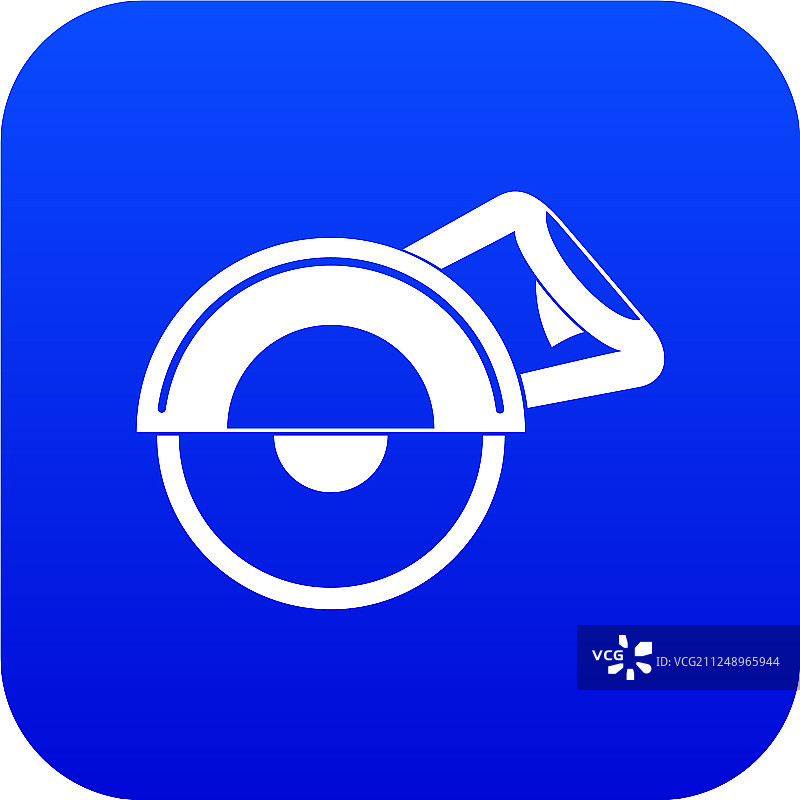 数码蓝色切割机图标图片素材