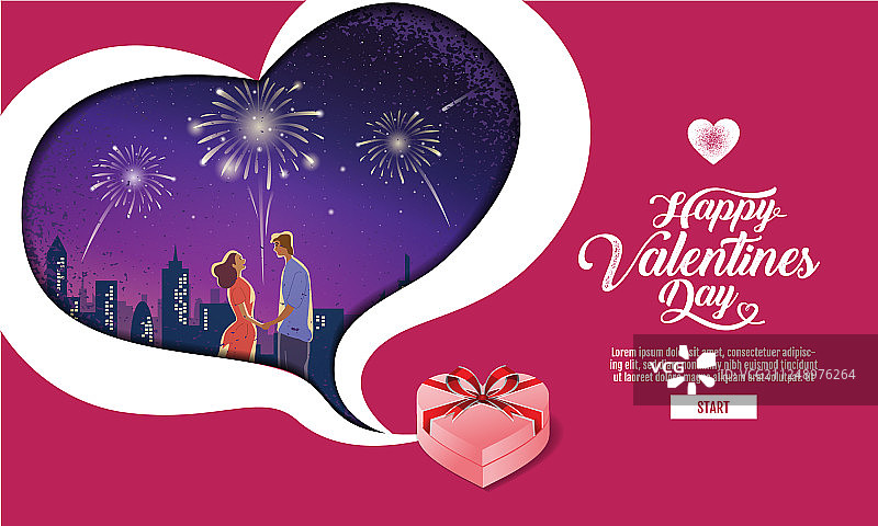 情侣情人节图片素材