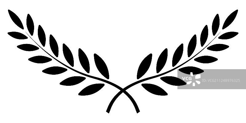 橄榄枝月桂花环图片素材