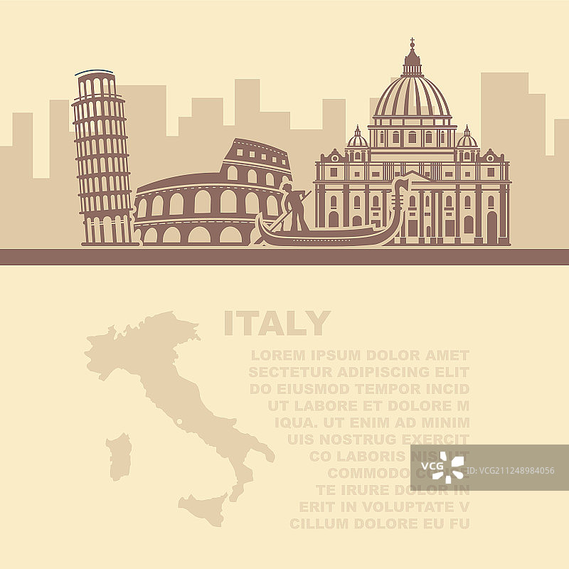 带有地图的传单模板图片素材