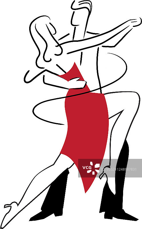 探戈舞厅情侣图片素材