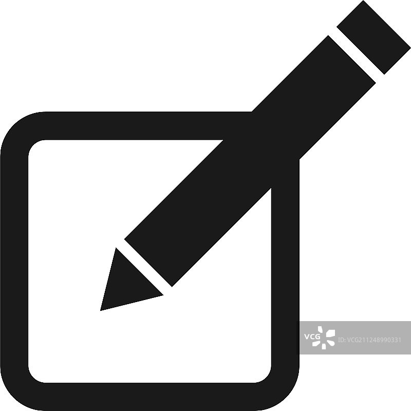 编辑图标平面设计模板图片素材