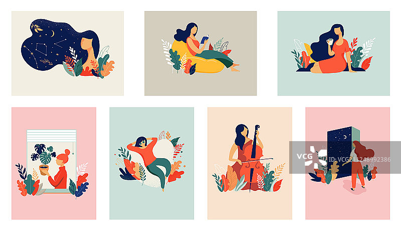 女性概念美女图片素材