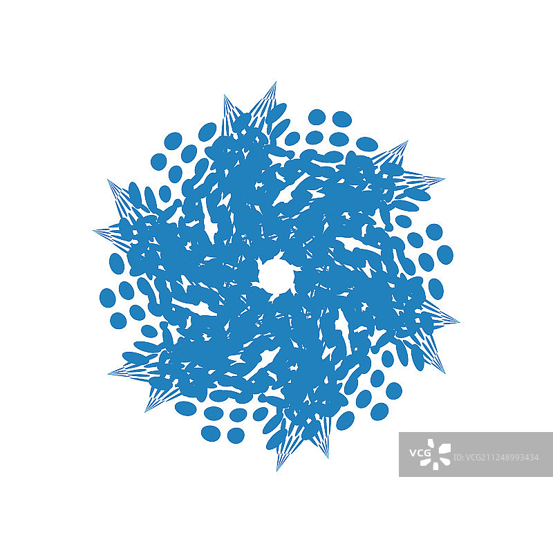 半色调雪花图片素材