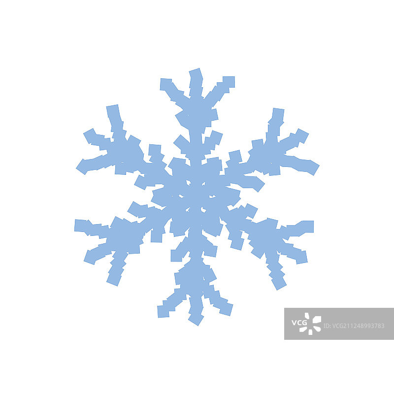 复古风雪花图片素材