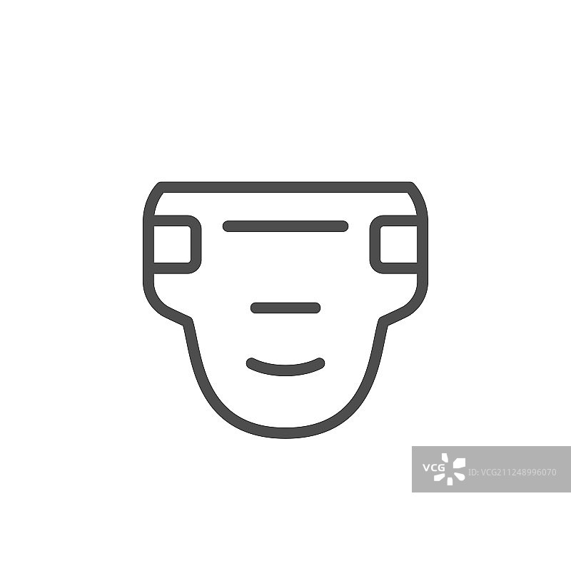 尿布线条图标图片素材