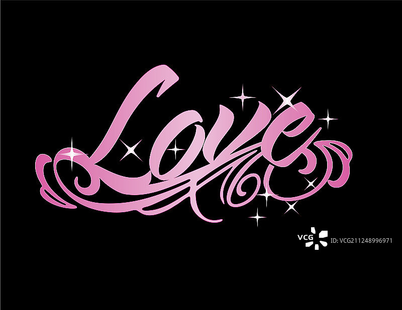 爱心文字设计图片素材