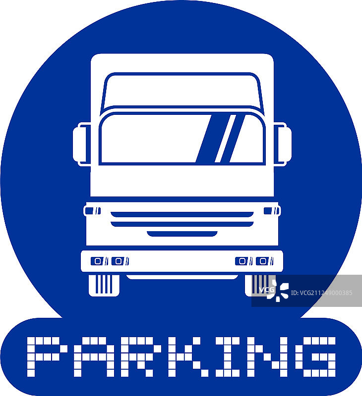 停放的卡车图片素材