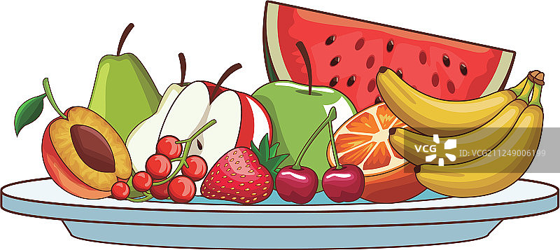 美味新鲜的水果图片素材