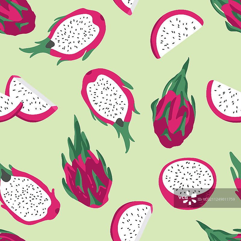 火龙果花夏季图案图片素材