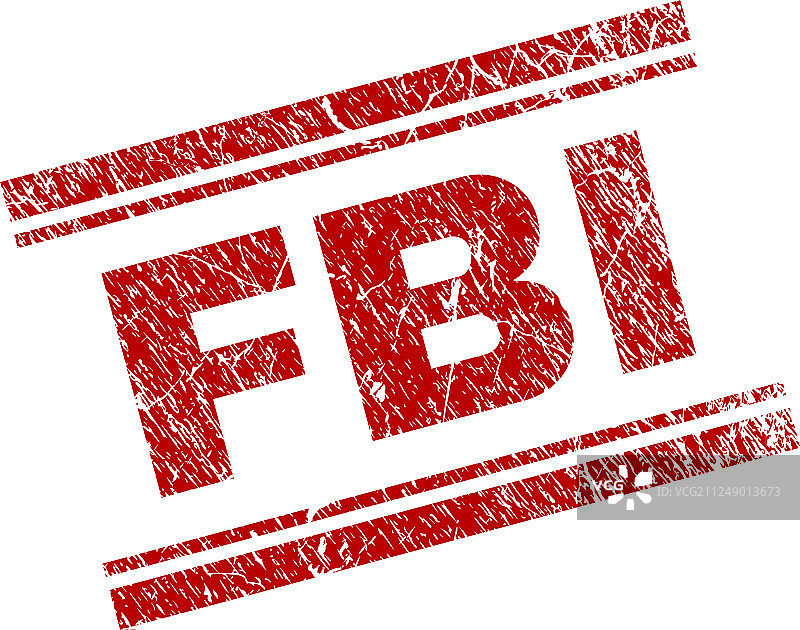 做旧纹理联邦调查局印章图片素材