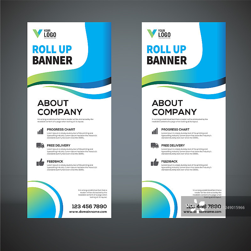 易拉宝X展架现代设计图片素材