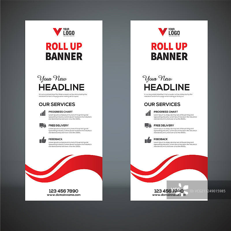 易拉宝X展架现代设计图片素材