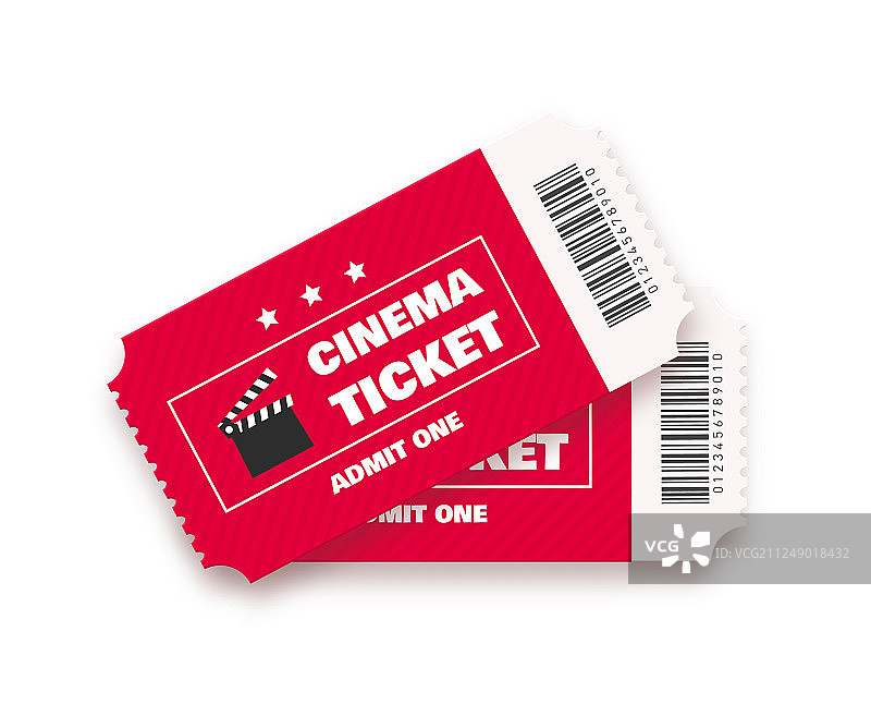 电影票（隔离）图片素材