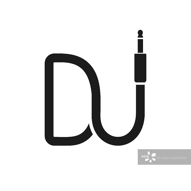 DJ音响接头线缆LOGO图片素材