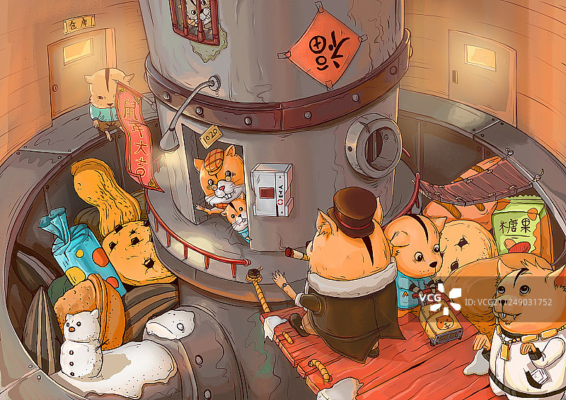 鼠年大吉图片素材