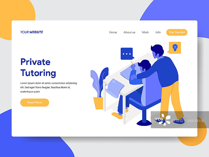 私人辅导概念图片素材
