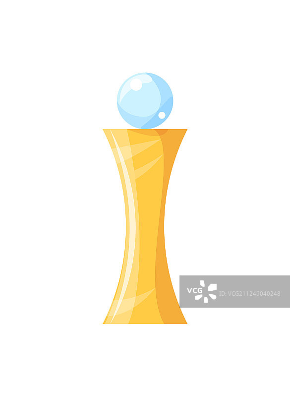 金色奖章与璀璨玻璃球海报图片素材