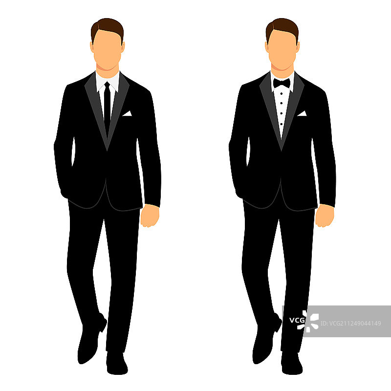 男士婚礼西装礼服系列图片素材