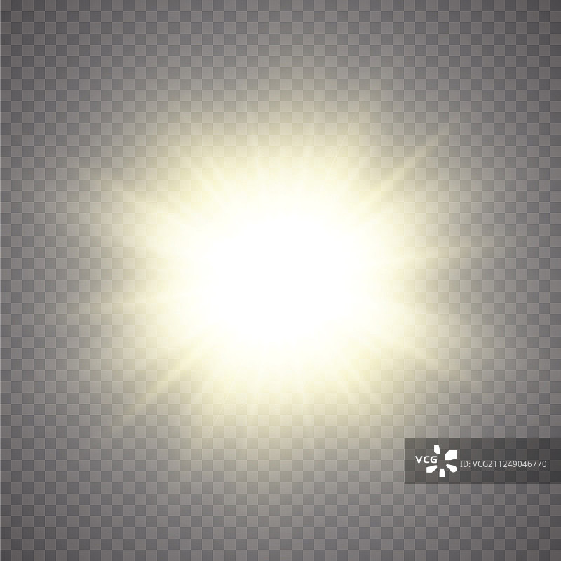 辉光效应星爆与闪光图片素材