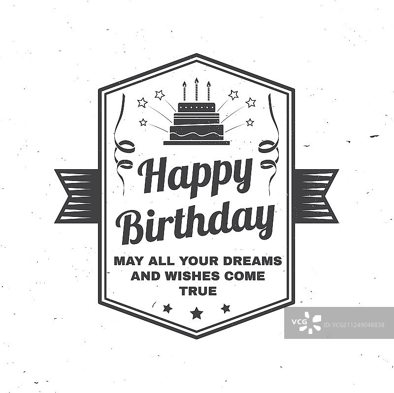 祝你生日快乐，美梦成真图片素材