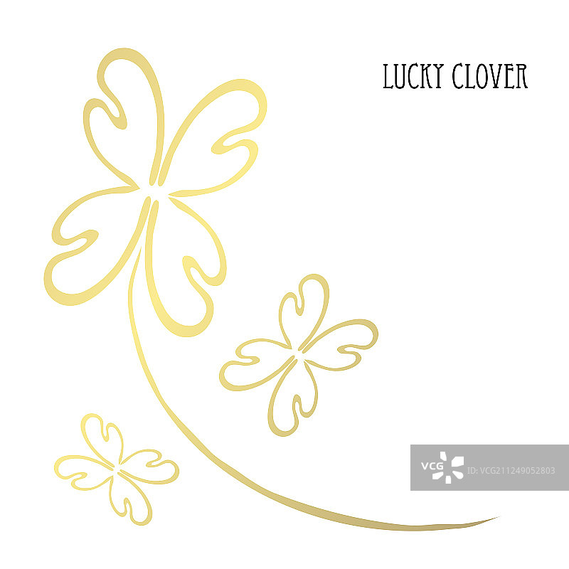 金色的花装饰图片素材