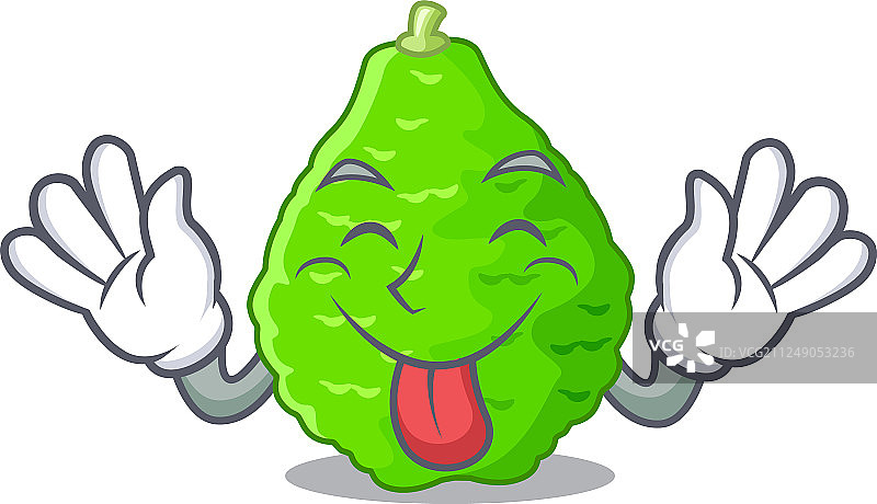 吐舌头卡通青柠图片素材