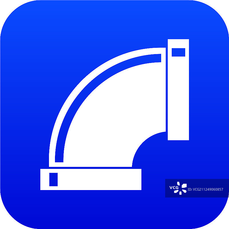 数字蓝色连接管道图标图片素材