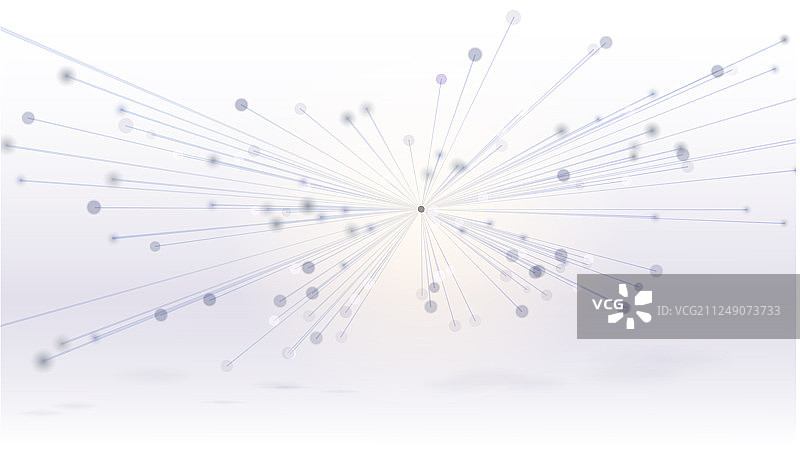 抽象几何3D互连结构图片素材