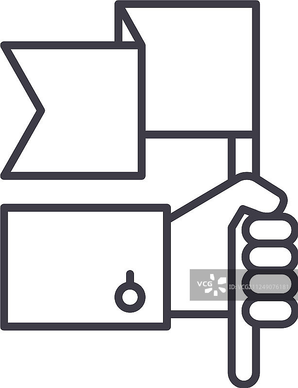 优势线条图标概念图片素材