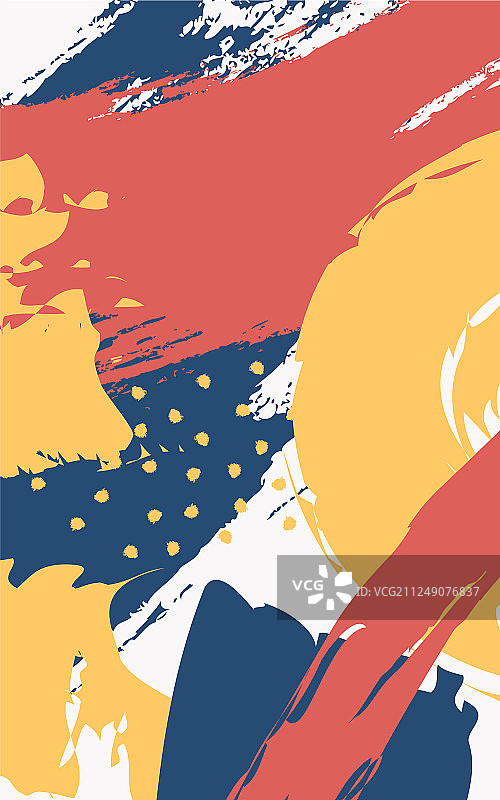 孟菲斯风格笔触抽象背景图片素材