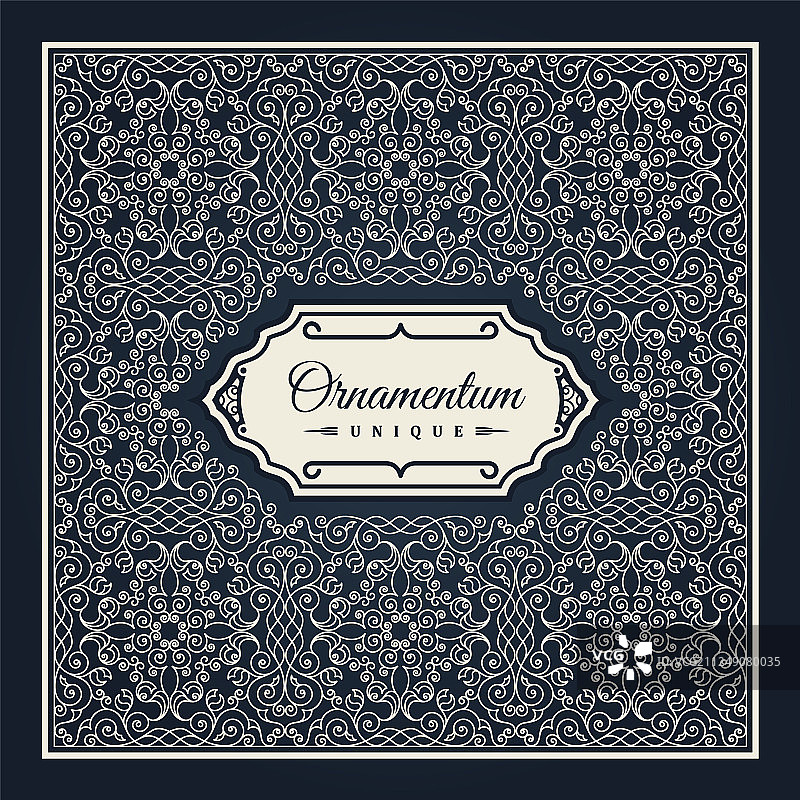 书法方形装饰边框线条图片素材