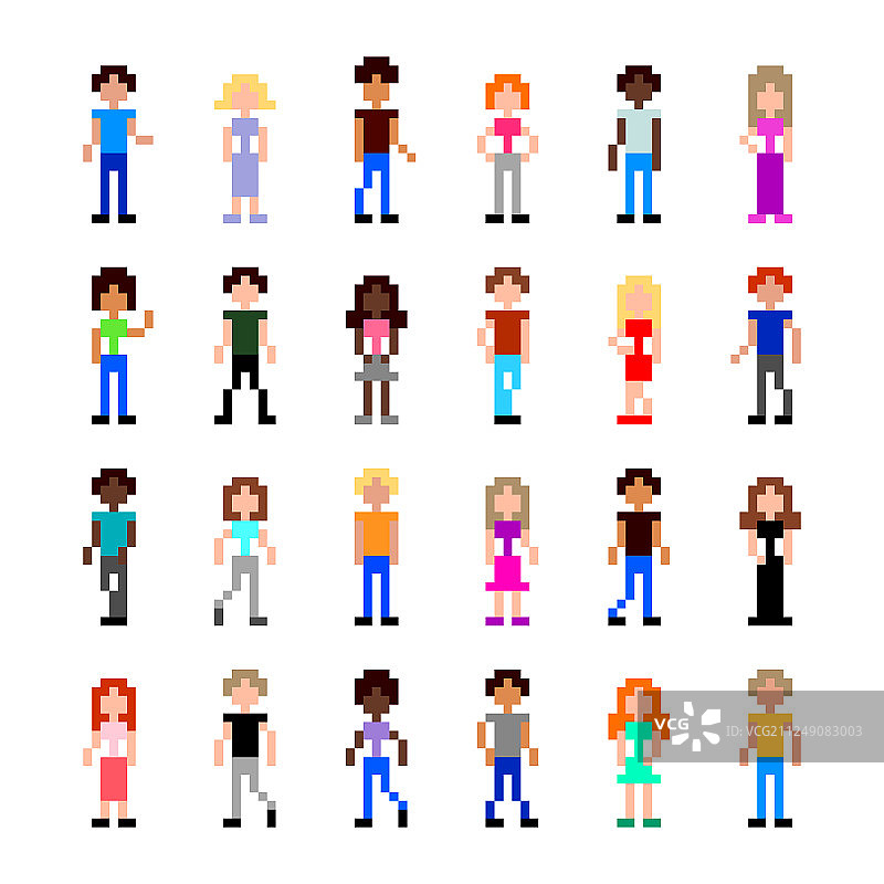 游戏像素人物角色图片素材