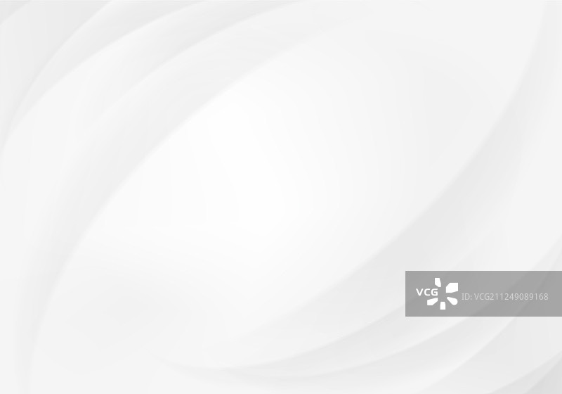 白色和灰色抽象曲线线条背景图片素材