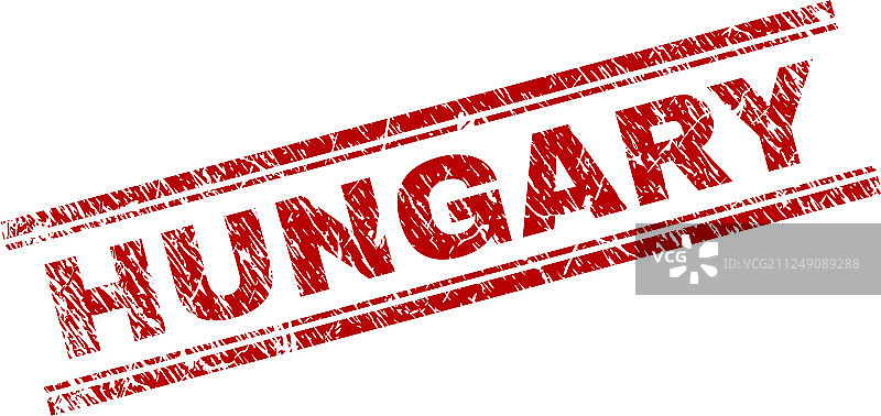 Grunge纹理匈牙利印章图片素材