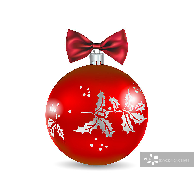 美丽的红色球体图片素材