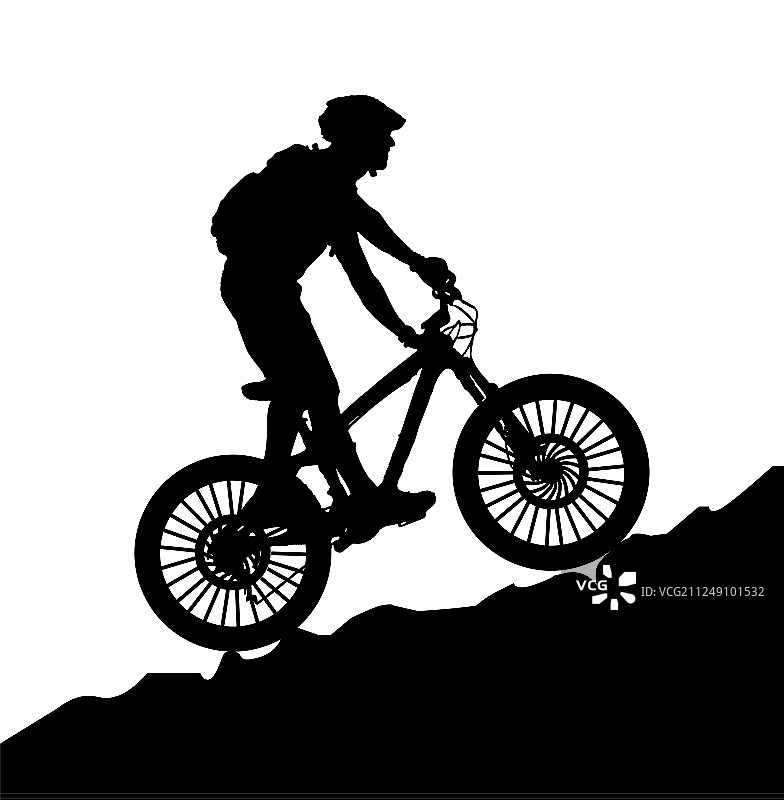 自行车骑行图片素材