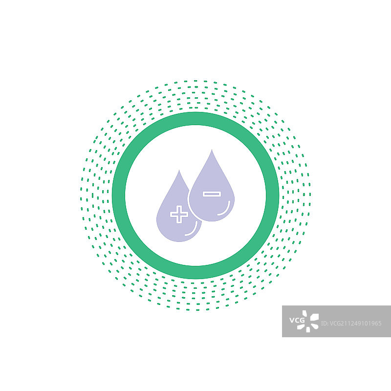 血滴液体加减符号标志图片素材