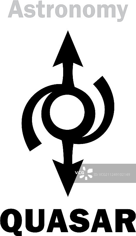 类星体遗迹辐射占星图图片素材