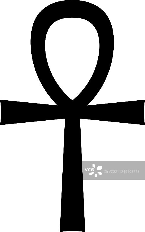 安卡生命之符或埃及生命象征图标图片素材