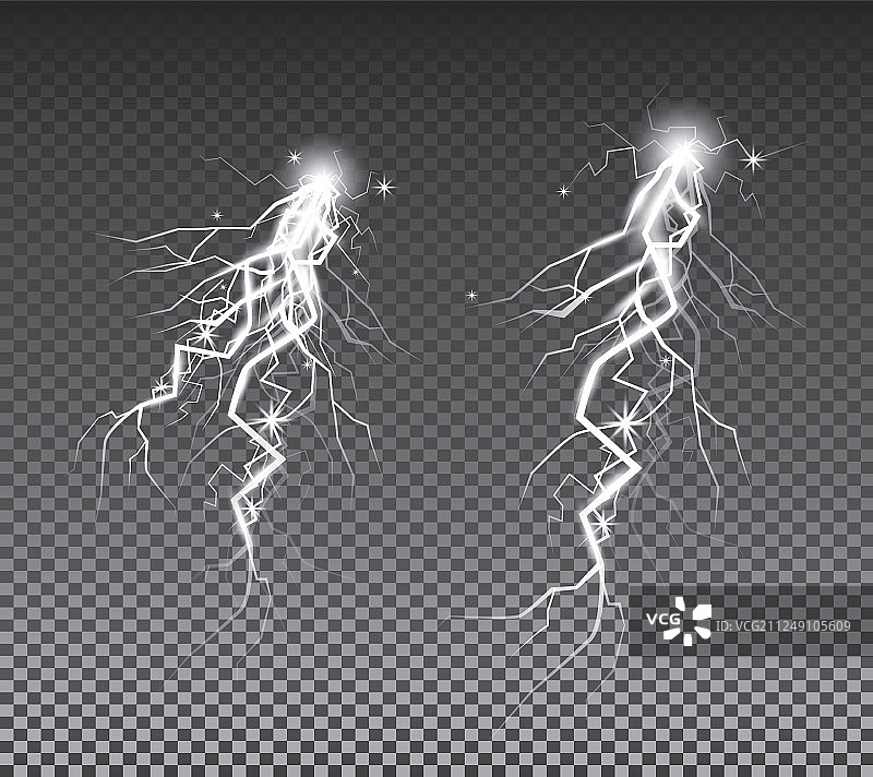 闪电雷暴合集图片素材